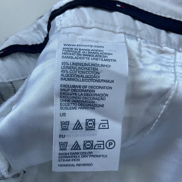 Tommy Hilfiger Parker linen blend Pants - Picture 4 of 7